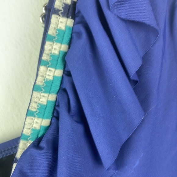 Sundance Navy Blue Bathing-suit with embroidery Size Large - Picture 6 of 11